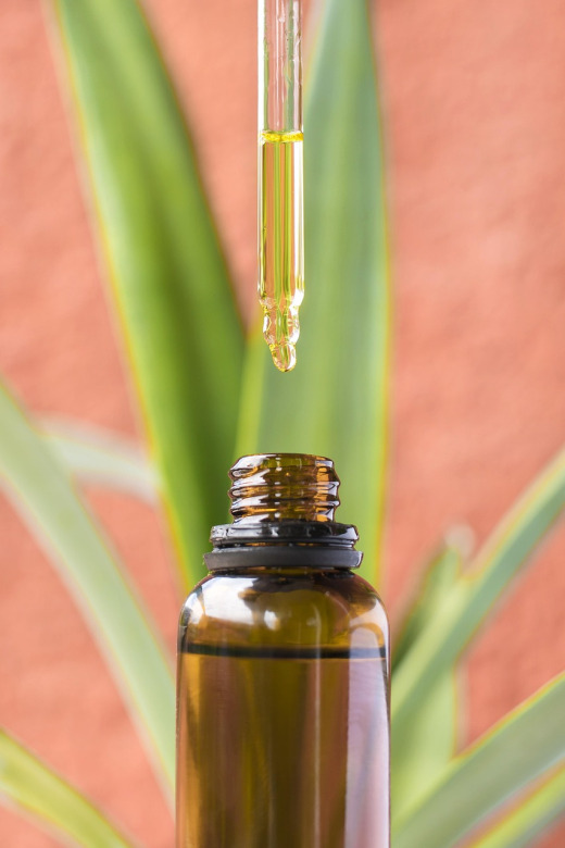 Herbal tincture bottle